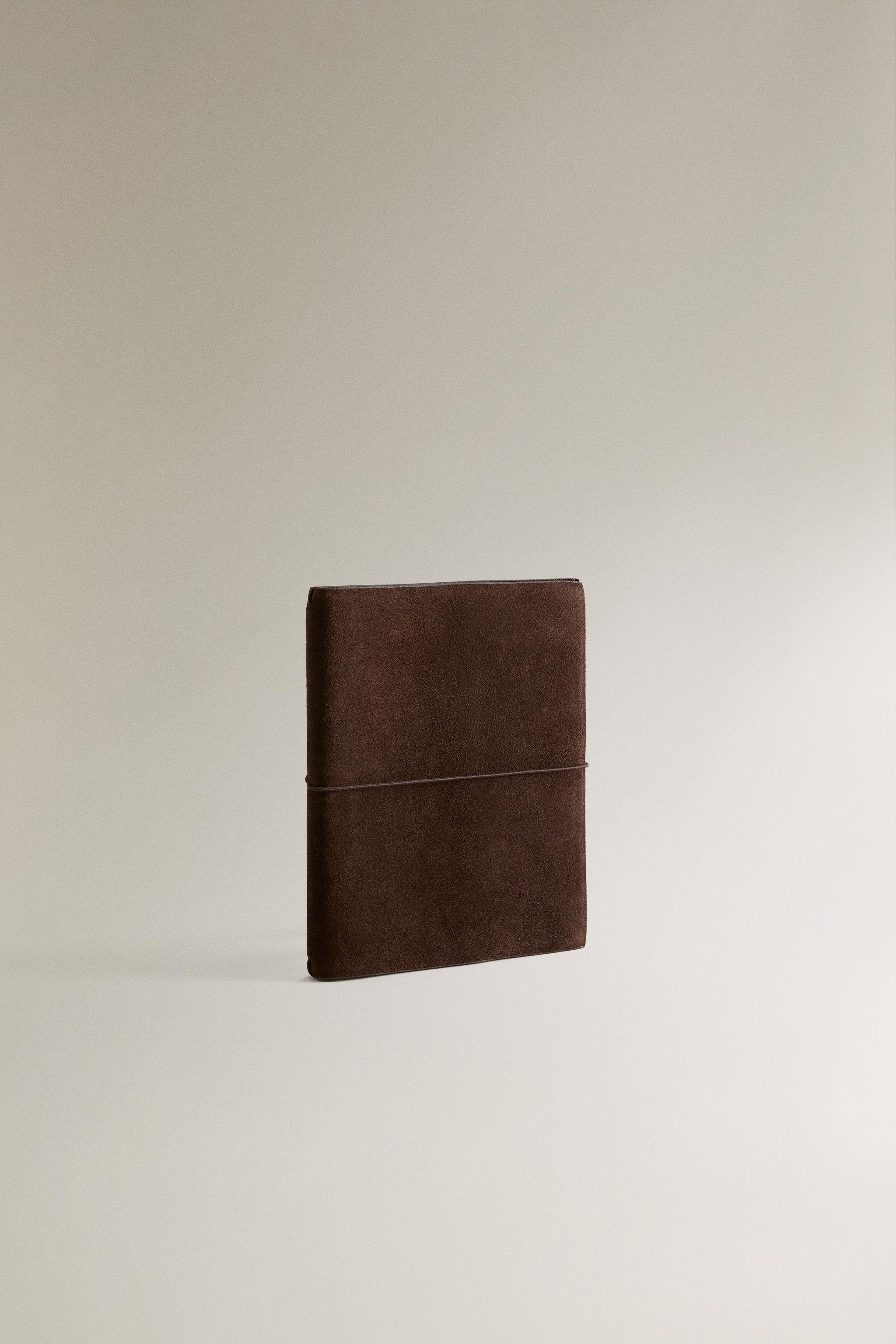 HOUSSE DE LIVRE CUIR CROÛTE DE CUIR